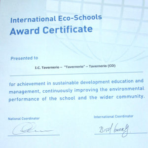 certificato ecoschools